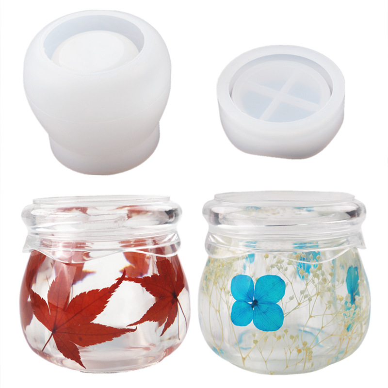 diy水晶滴膠收納盒套裝硅膠鏡面模具