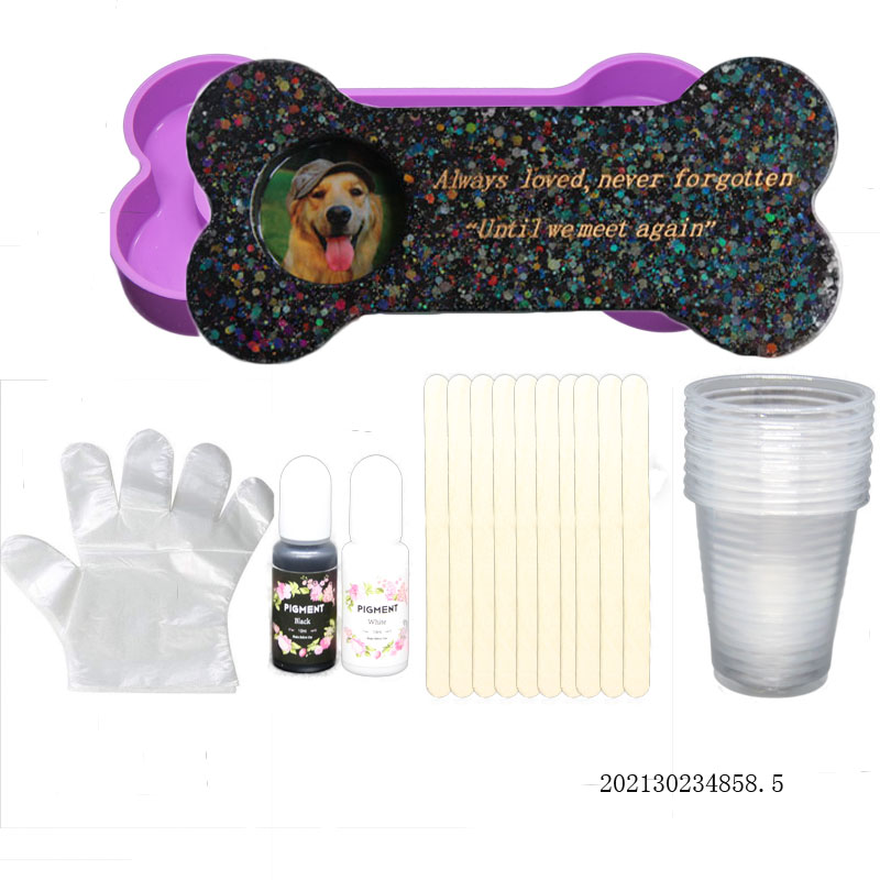diy水晶滴膠骨頭墓碑石、燭臺(tái)模具